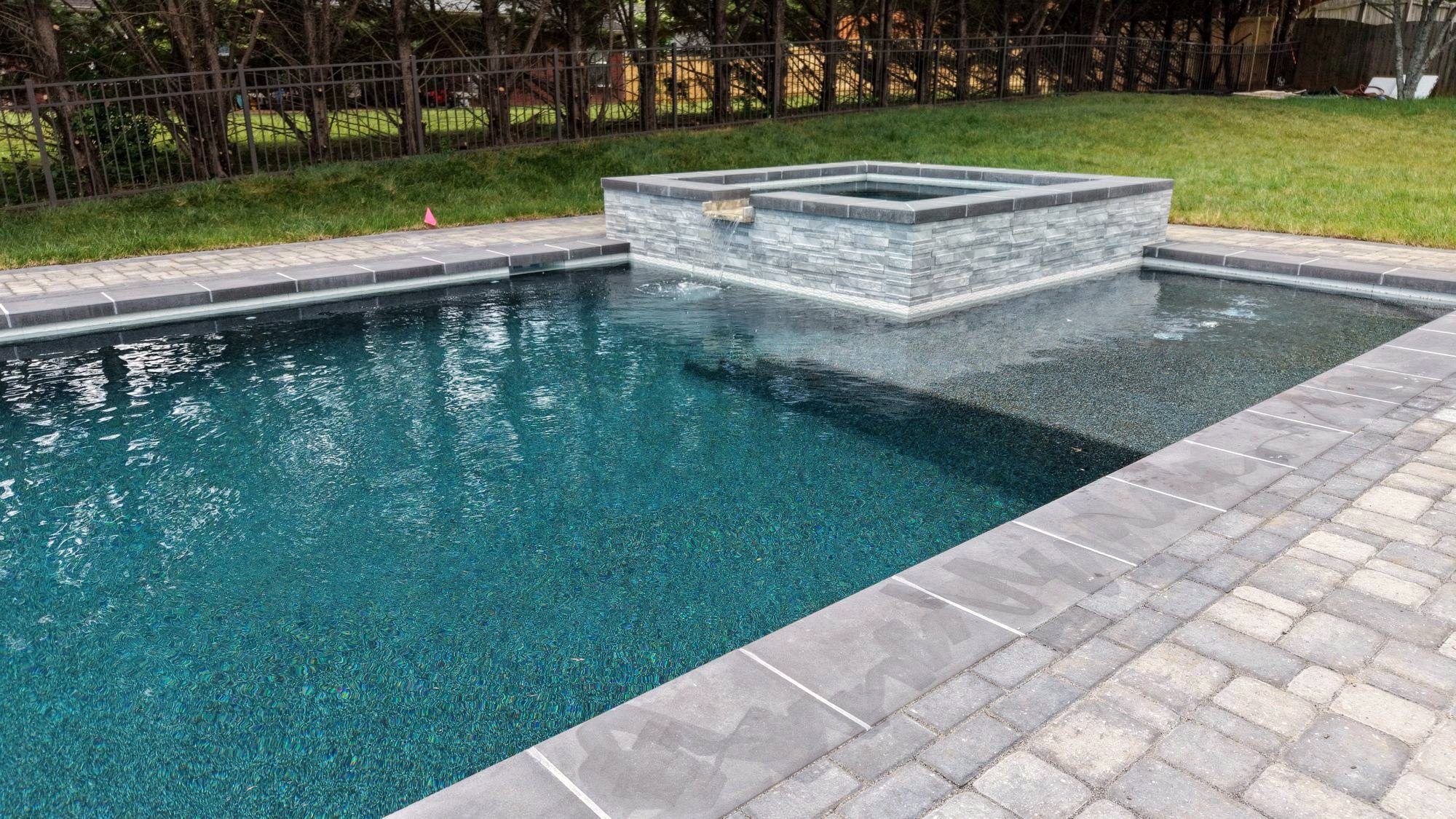 Raised spillover spa